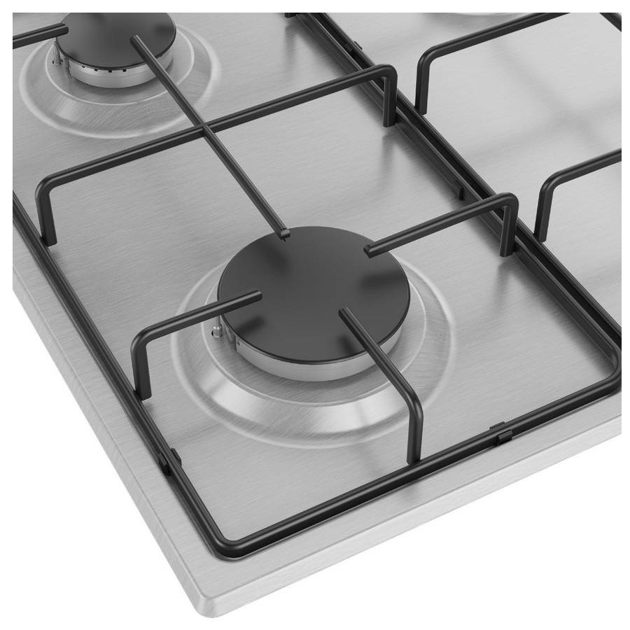 Beko - Table de cuisson gaz 60cm 4 feux inox HIGG64123SX Beko - Image 4