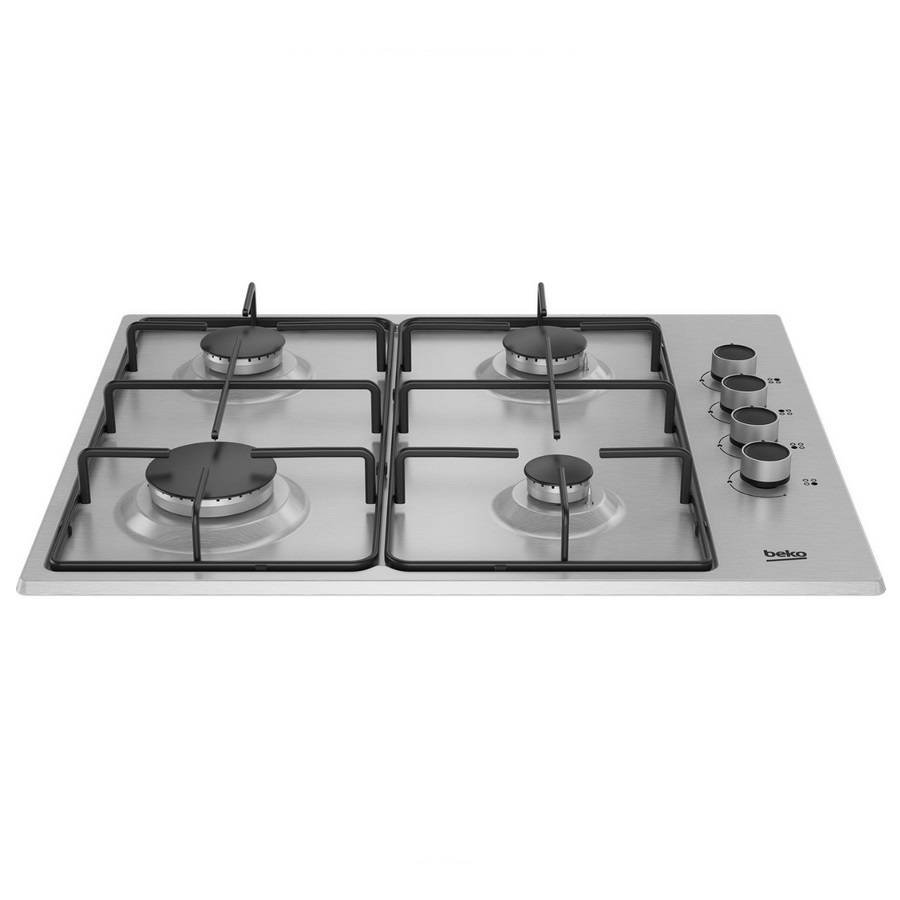 Beko - Table de cuisson gaz 60cm 4 feux inox HIGG64123SX Beko - Image 3