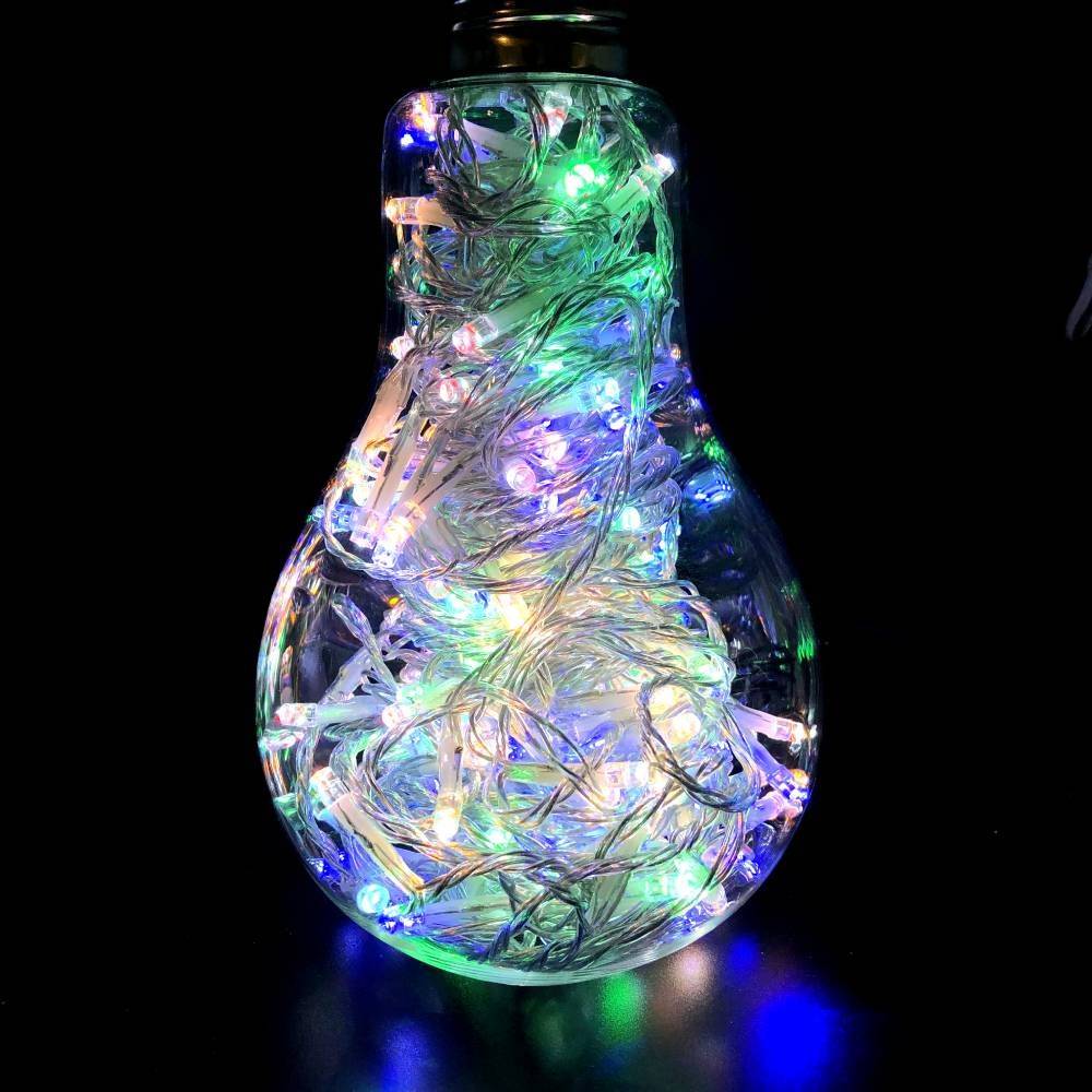 Guirlande lumineuse à LED multicolores 20 mètres Translucide - Image 2
