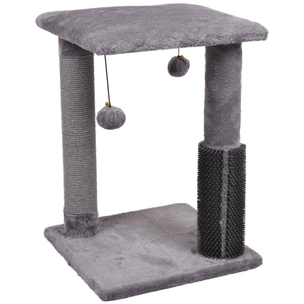 Flamingo - Arbre à chat UNA, 35 x 35 x 48.5 cm Sno 3 gris , griffoirs pour chat. - Image 1