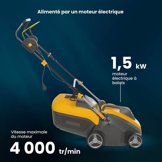 Stiga - Aérateur SV 415 E, 1500 W, 38 cm, 20 lames ou 44 ressorts, sac 50 L - STIGA - Image 2