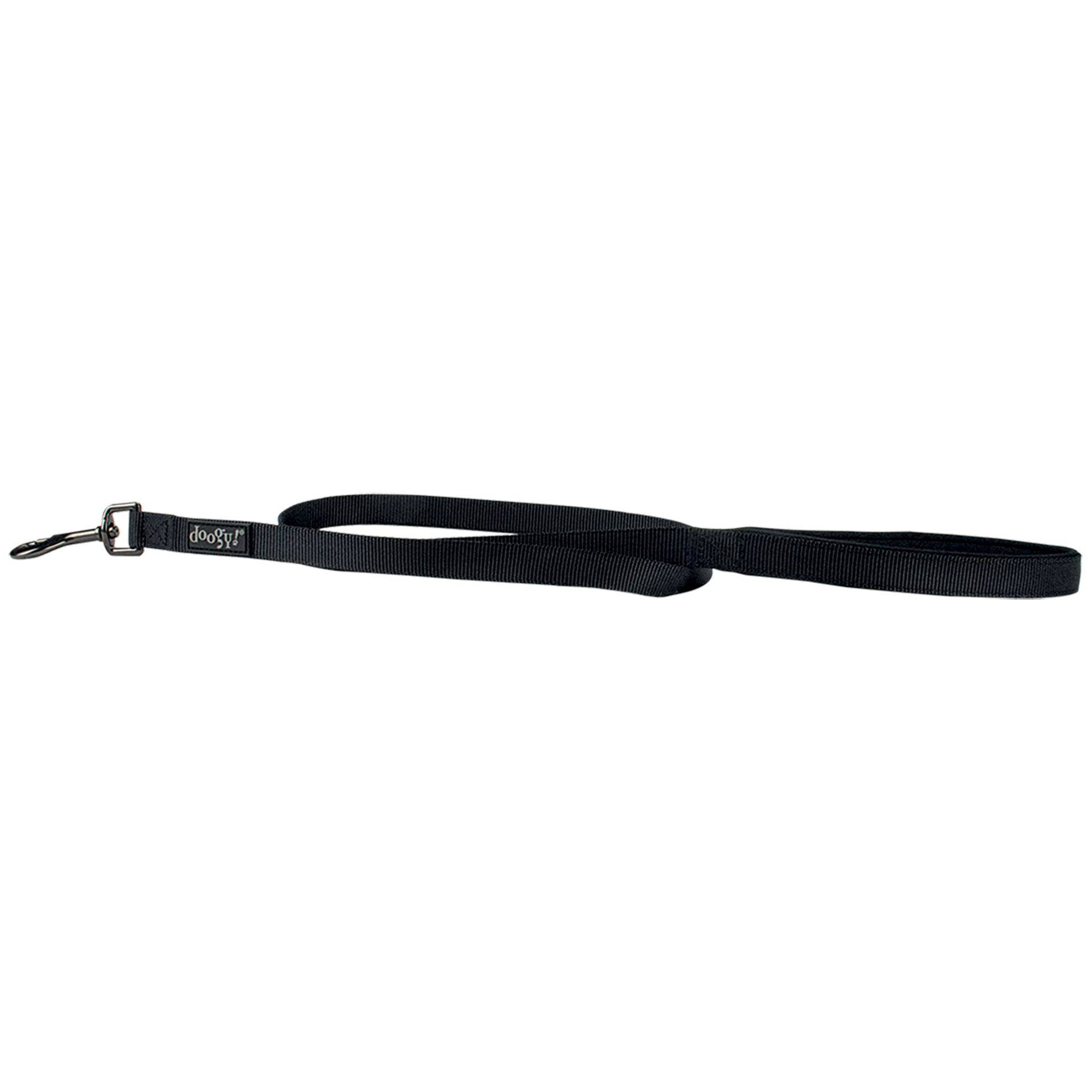 Laisse nylon Noire Doogy DOOGY CLASSIC