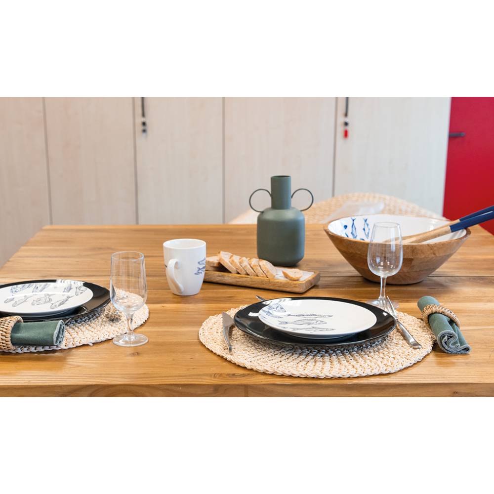 Aubry Gaspard - Set de table en papier cordé (Lot de 6) - Image 3