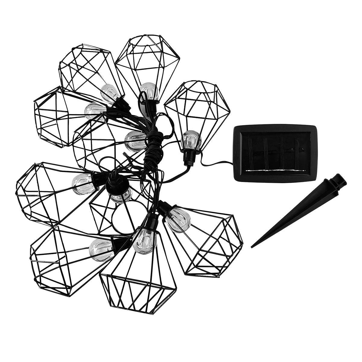 Lumisky - Guirlande solaire diamant MILY 10 ampoules 3.90M - Image 1