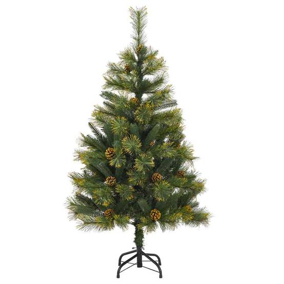 Sapin de Noël | Arbre de Noël artificiel avec branches pliables et cônes 150 cm Maison Chic - Image 5