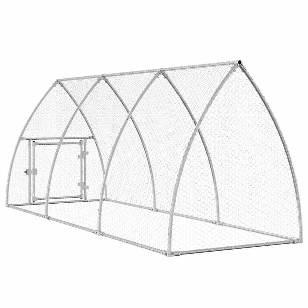 ComfortXL - Grand parc grillagé pour poules en acier galvanisé 300x105x120 cm – ComfortXL Outdoor Living - Image 7