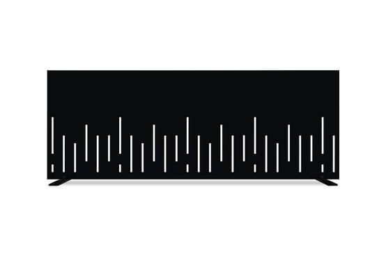 Casanoov Lot de 3 panneaux décoratifs ARLBERG Noir H.160 cm motifs côté gauche - Image 8