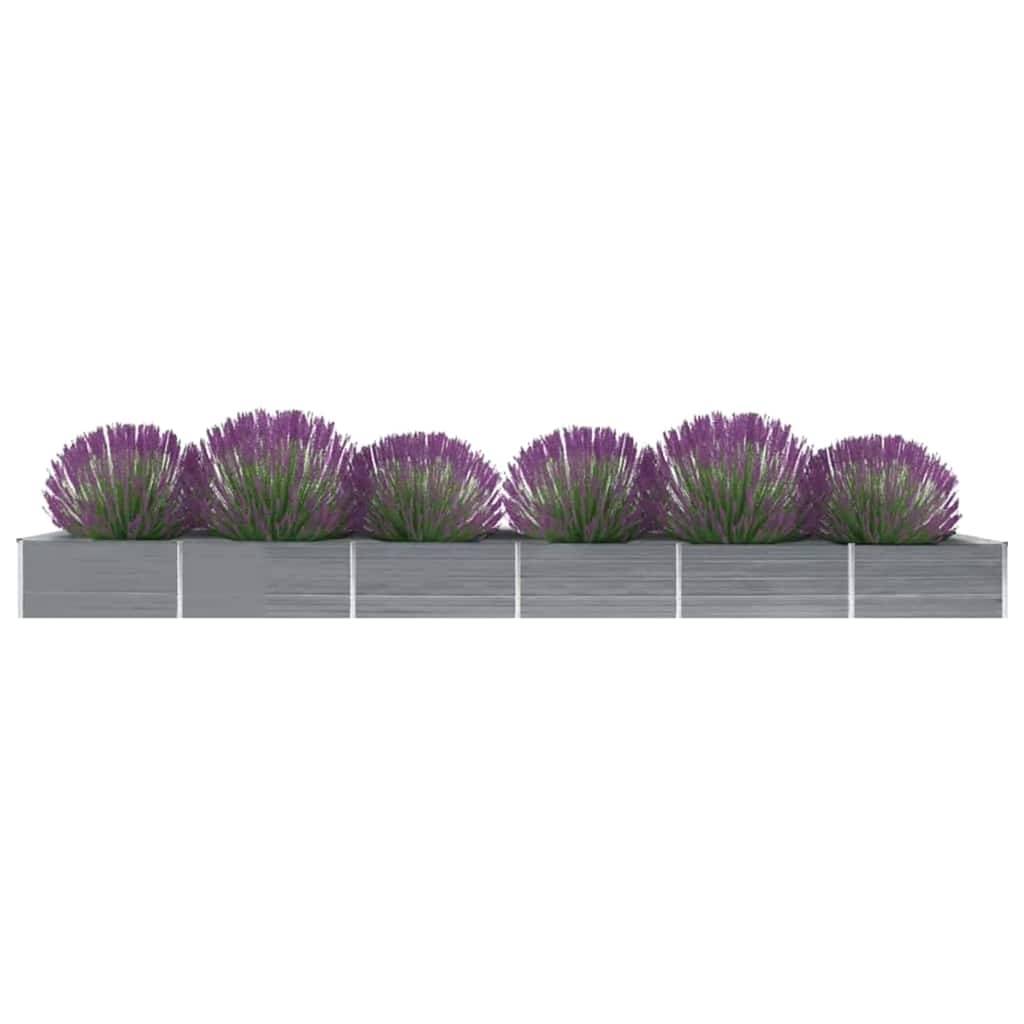 Prolenta Premium - Jardinière acier gris  600 x 80 x 45 cm  - Prolenta premium p376.7 - Image 1