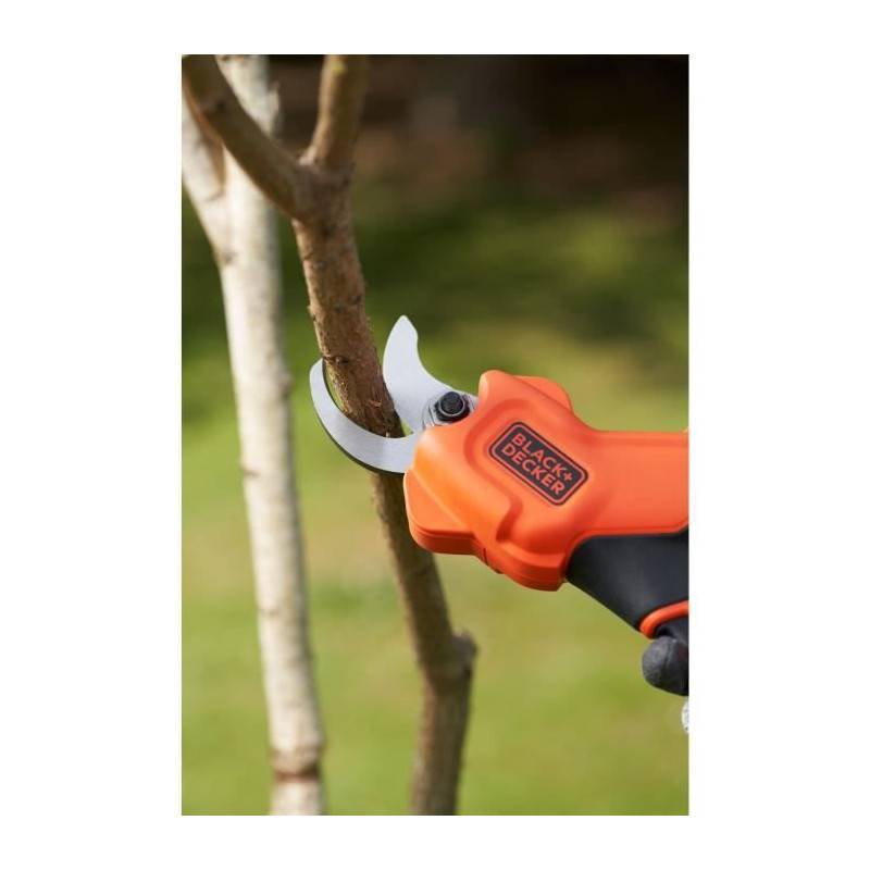 Sécateur Black+decker - Batterie Lithium 18v 2ah - Capacité De Coupe 25mm - Gâchette De Sécurité - Image 6