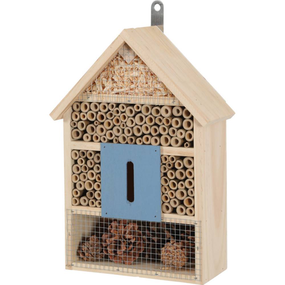Hôtel pour insectes M, 21 x 9 x Hauteur 30 cm, insectes - Image 1