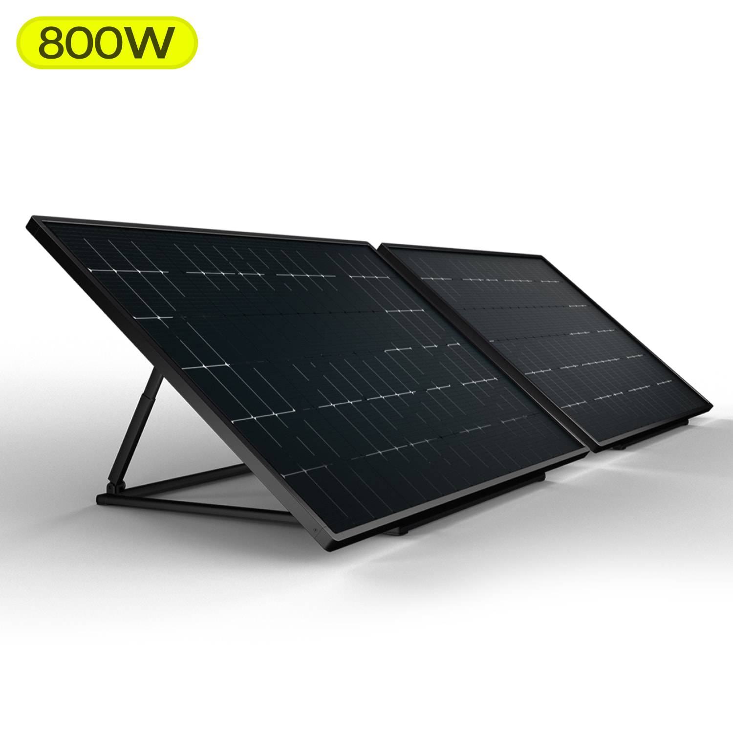 Sunology PLAY Max - Kit 2 panneaux solaires avec batterie (option) 900W bifacial – Stations solaires livrées assemblées – Installation au sol ou mur - Image 1