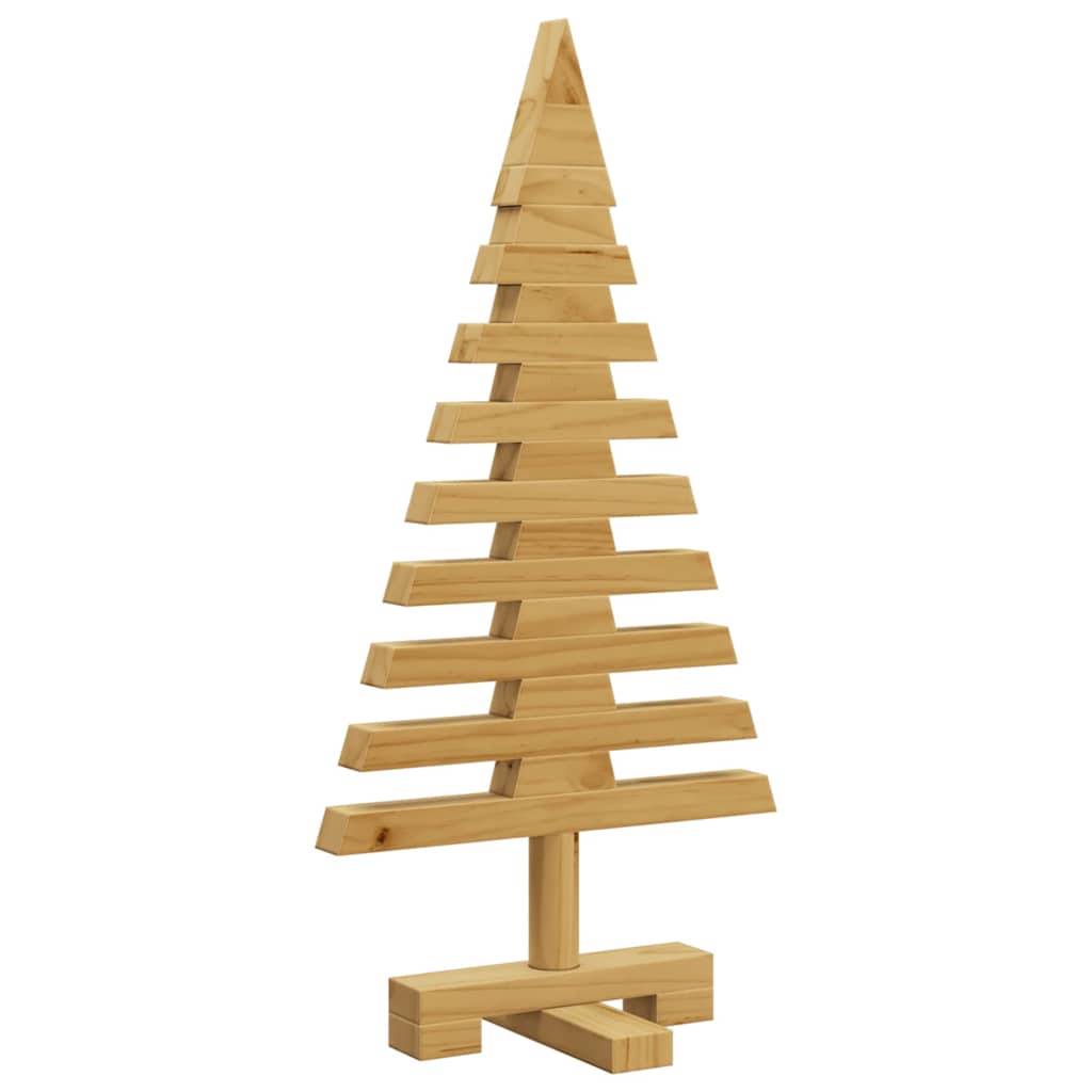 Maison Chic - Sapin de Noël | Arbre de Noël en bois Marron 60 cm Bois massif en pin Maison Chic - Image 4