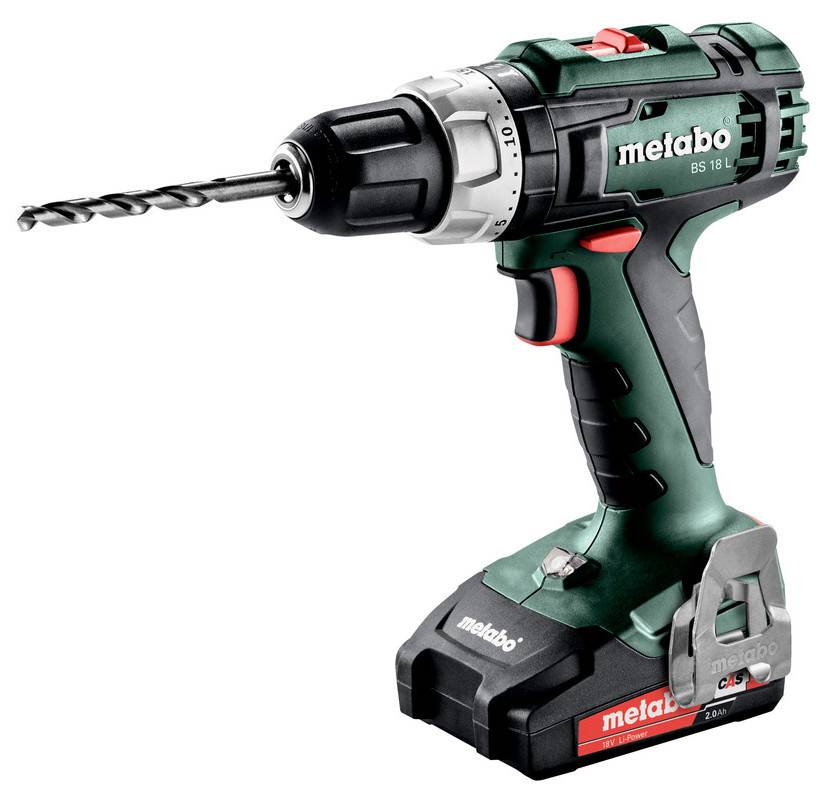 Metabo - Perceuse-visseuse 18V BS 18 L + 2 batteries 2Ah + chargeur + coffret - METABO -XMETABO 602321500