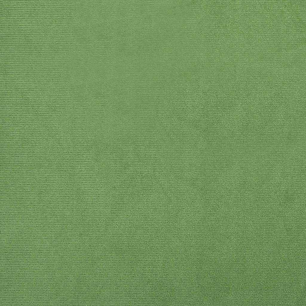 Coussins de siège 2 pcs Vert clair Ø 40 x 13 cm Velours Maison Chic - Image 8