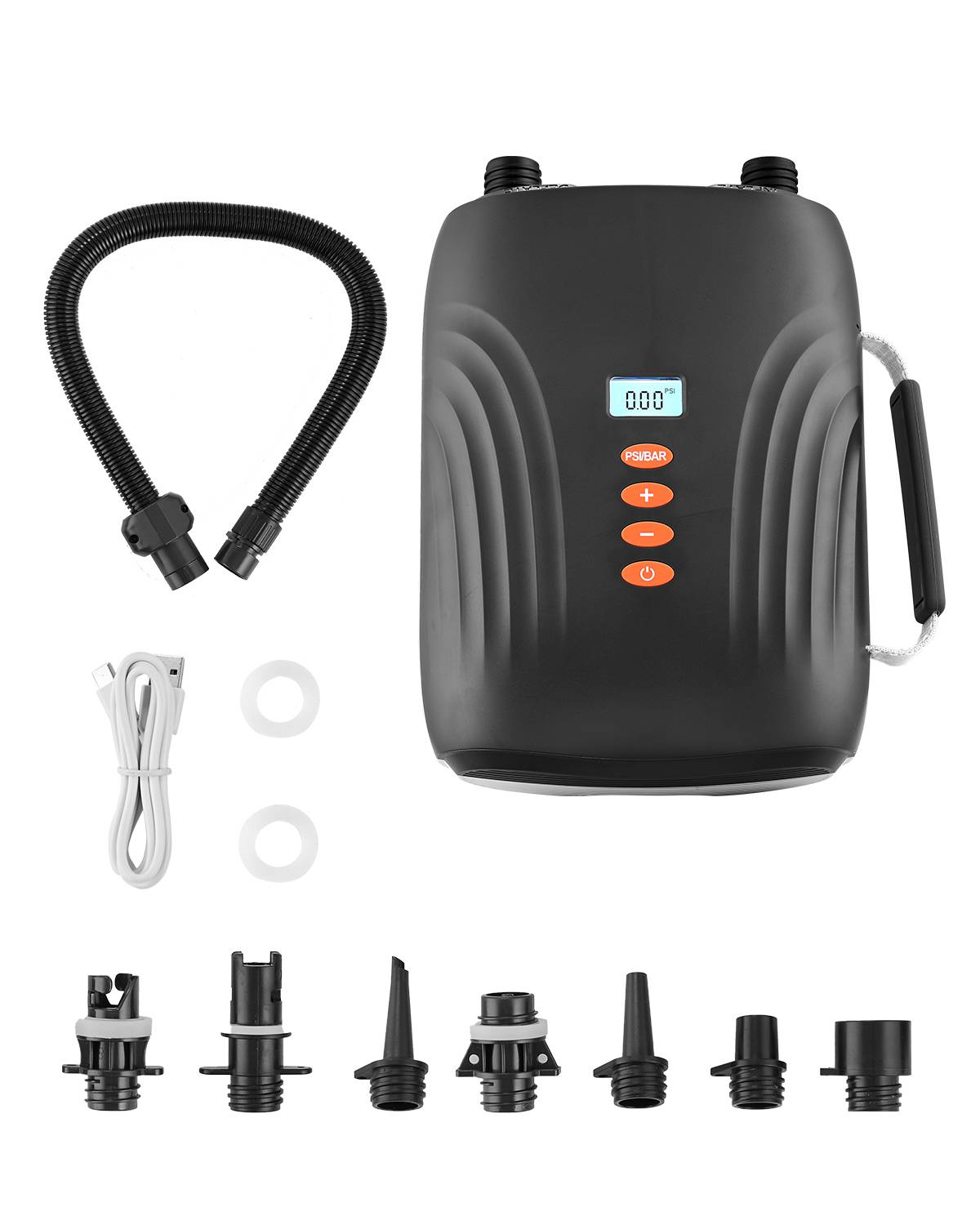 VEVOR Pompe air électrique paddle 20 psi, rechargeable, gonflage/dégonflage, arrêt auto. - Image 1