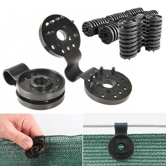 Lot de 20 clips de fixation pour brise vue - Image 1