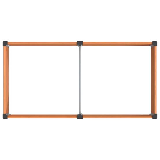 ComfortXL - Jardinière Surélevée WPC Aluminium Culture Légumes Fleurs 100x50x91cm Marron - ComfortXL Outdoor Living - Image 5