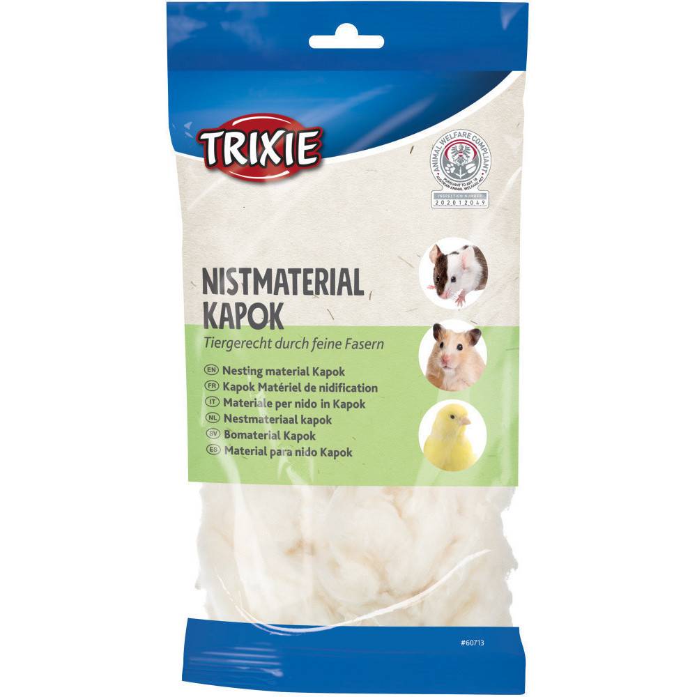 Trixie - Matériau de nidification kapok  40g pour rongeur et oiseau - Image 1