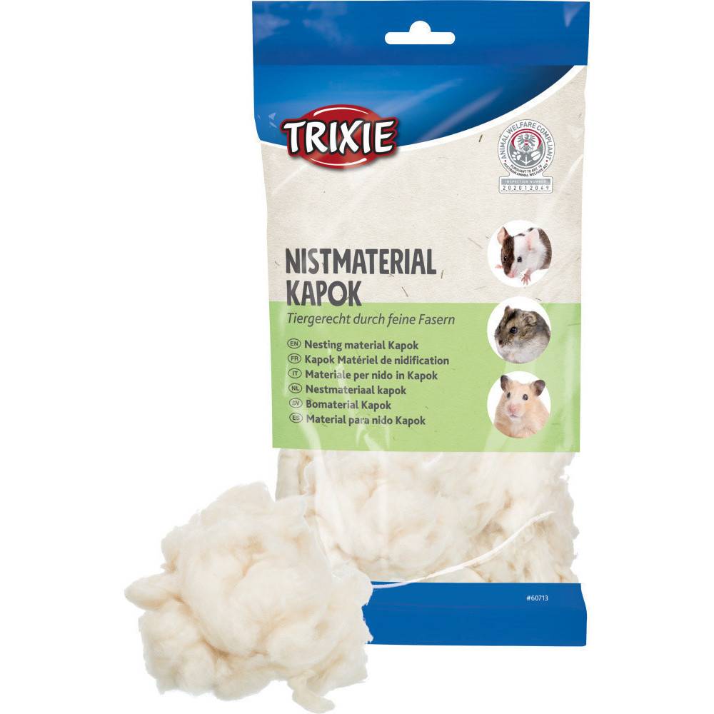 Trixie - Matériau de nidification kapok  40g pour rongeur et oiseau - Image 2
