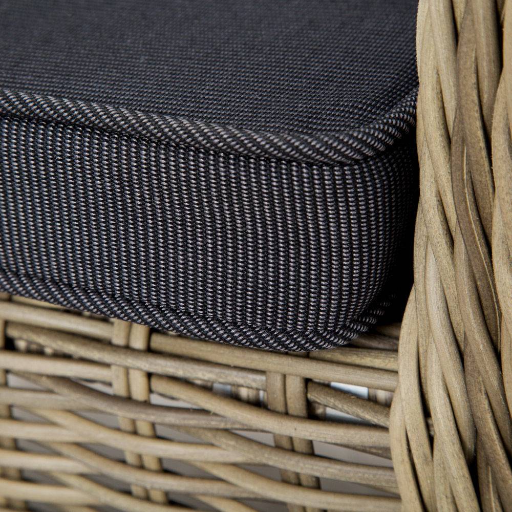 Helloshop26 - Fauteuil de jardin meuble luxe marron naturel - Image 4
