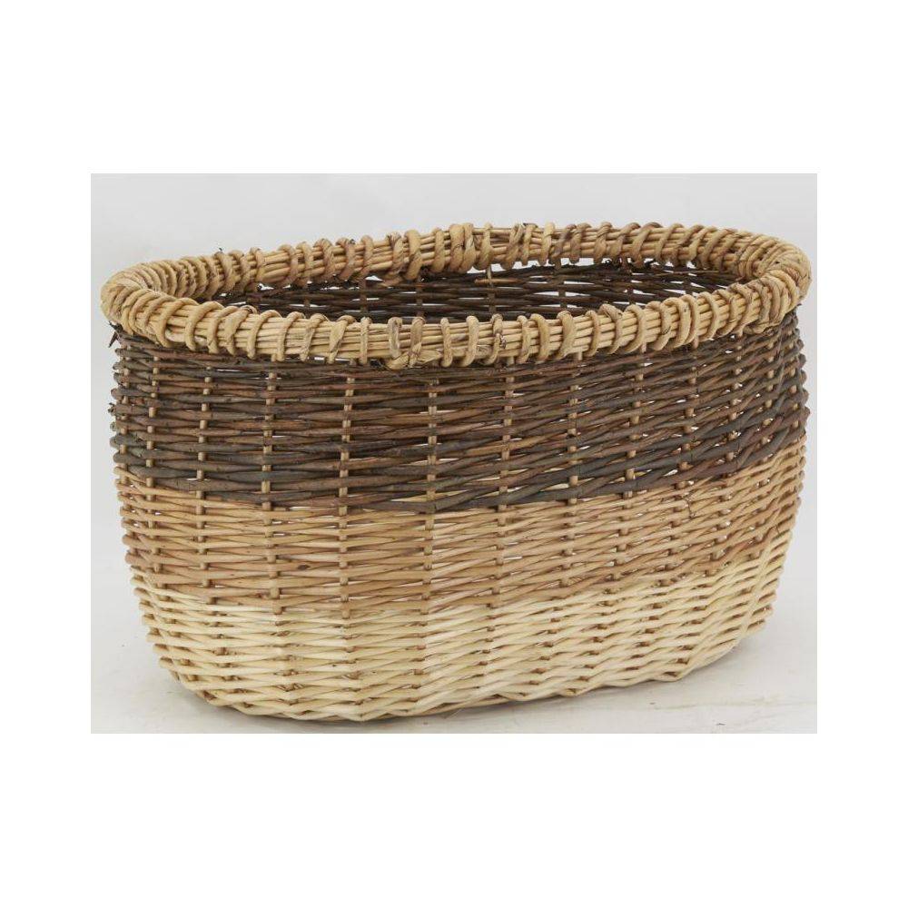Aubry Gaspard - Corbeilles ovales en osier 3 tons (lot de 2) - Image 4