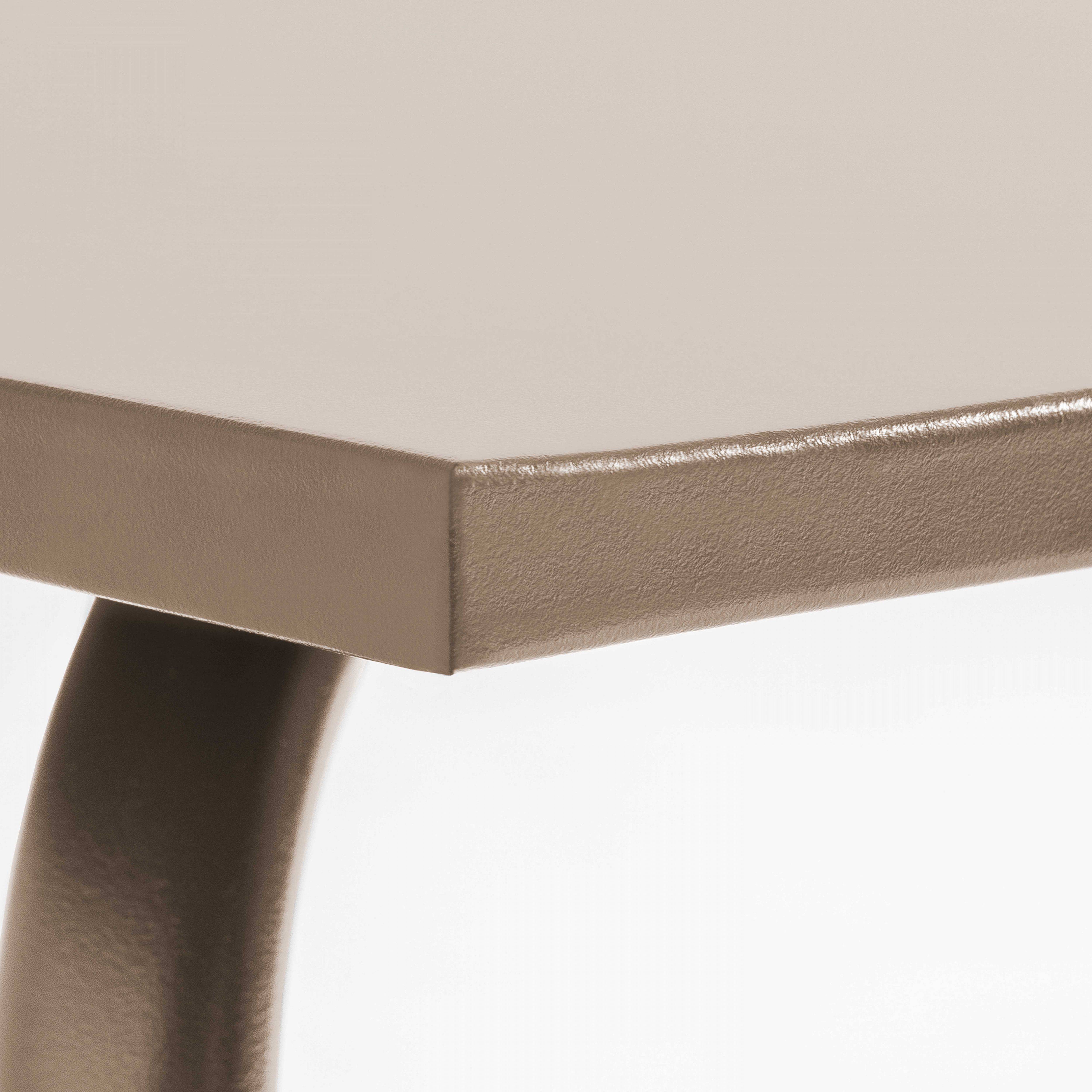 Oviala - Ensemble table de jardin et 8 chaises en métal taupe Palavas - Oviala - Image 4