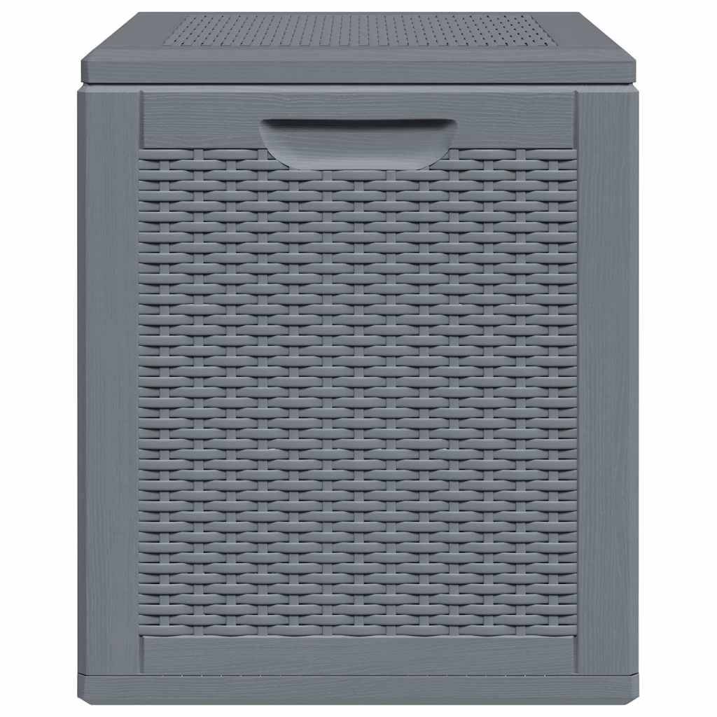Vidaxl - Boîte de rangement de jardin gris PP rotin 90 L vidaXL 364059 - Image 7