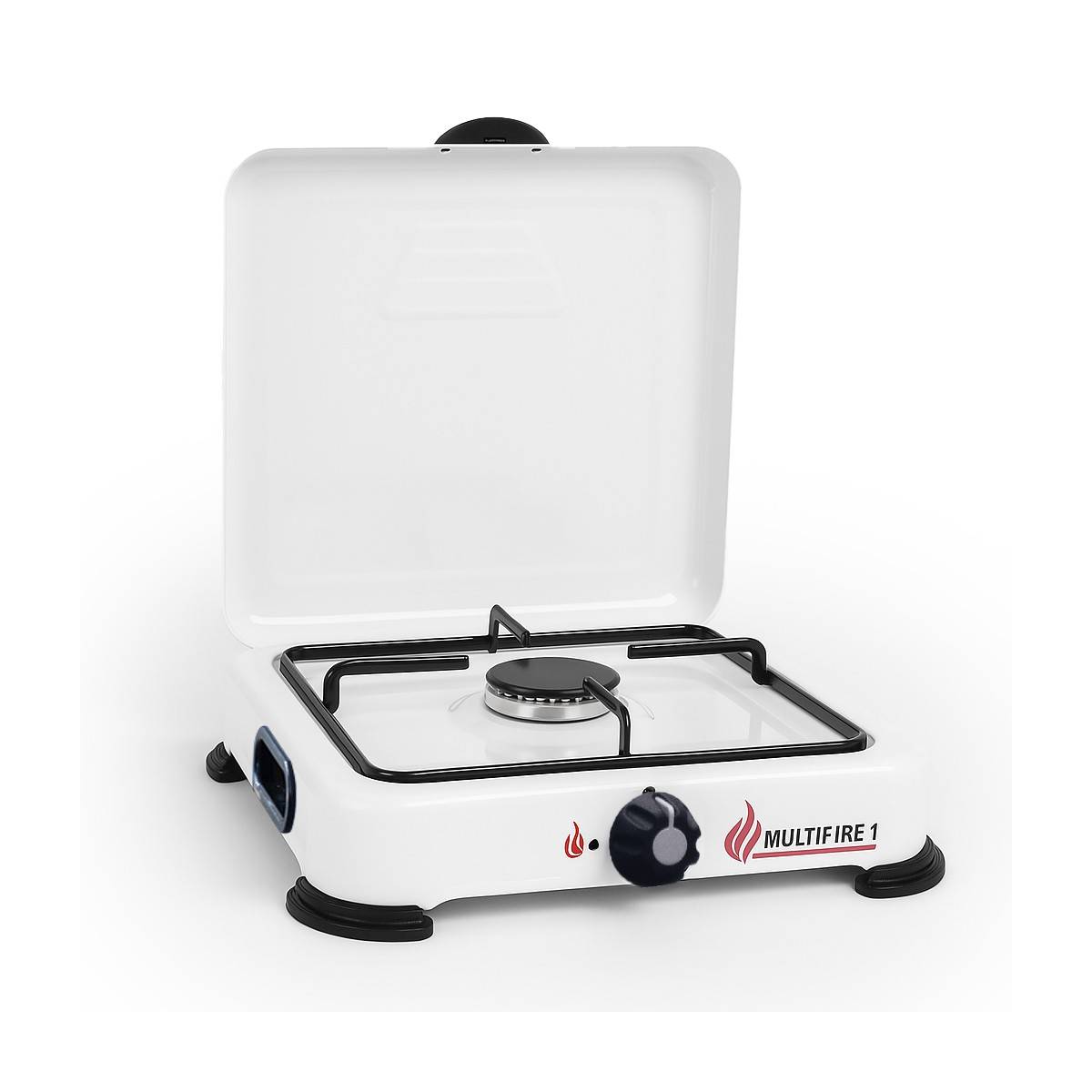 Réchaud à gaz portable 1 feu 1500W Blanc Brûleur fonte amovible Gaz butane/propane Cuisson d'appoint Exterieure Camping GOLD - Image 9