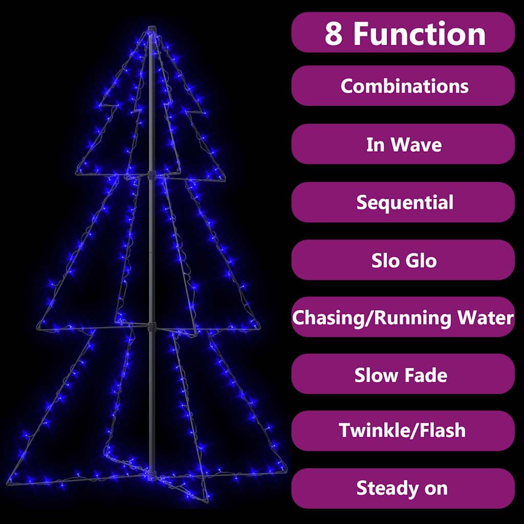 Vidaxl - Arbre de Noël cône 200 LED d'intérieur/d'extérieur 98x150 cm vidaXL 328577 - Image 5