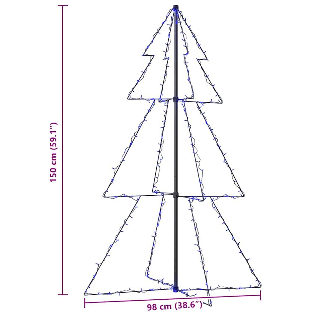 Vidaxl - Arbre de Noël cône 200 LED d'intérieur/d'extérieur 98x150 cm vidaXL 328577 - Image 3