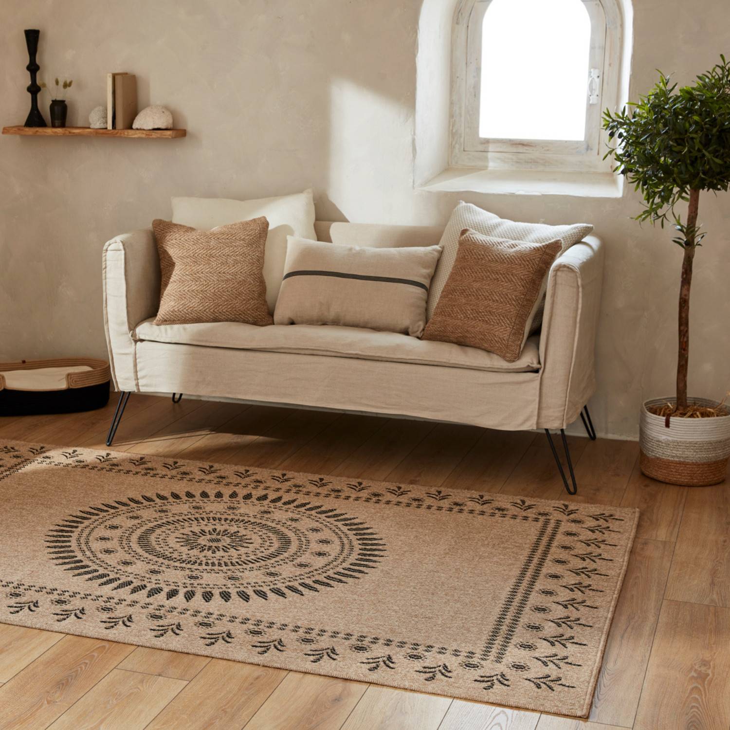 Autre - Tapis intérieur et extérieur naturel 160x230cm - Image 3