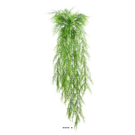 Chute d'asparagus sprengeri artificiel L 75 cm lg 30 cm plastique - Image 1