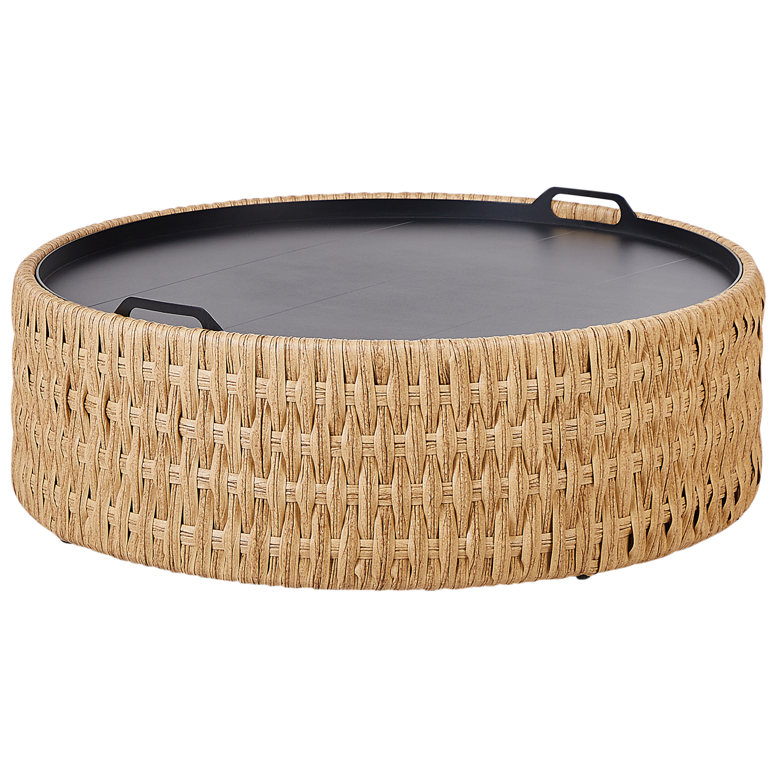 Beliani - Set de jardin Polyrotin Beige OLIVERI Beliani - Image 9