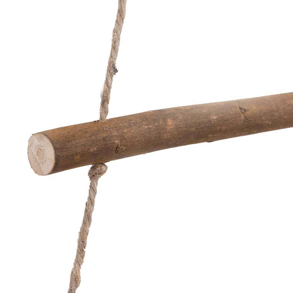Sapin de Noël Mural Suspendu en Bois Naturel Décoration Rustique 150 cm – ComfortXL Outdoor Living - Image 7