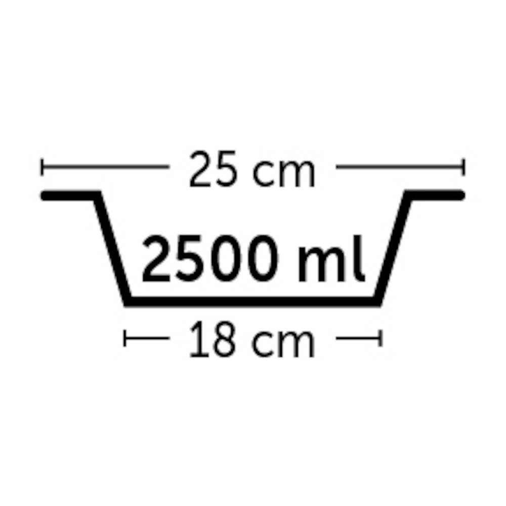 Gamelle en acier inoxydable 2.5 Litre ø 25 cm  pour chien - Image 4
