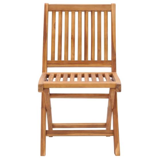 PANGIVO - Lot de 4 chaises de jardin pliables teck rouge bordeaux 46.5 x 58 x 88 cm - PANGIVO - Image 5