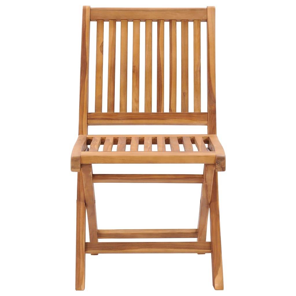 PANGIVO - Lot de 4 chaises de jardin pliables teck rouge bordeaux 46.5 x 58 x 88 cm - PANGIVO - Image 5
