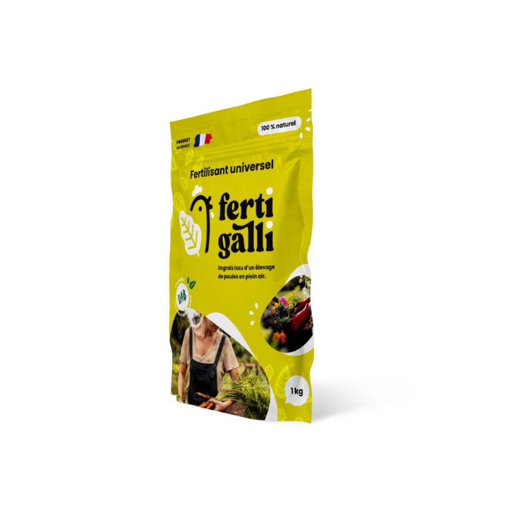 Fertilisant 100 % naturel fientes de poules 1 kg FERTIGALLI - Image 2