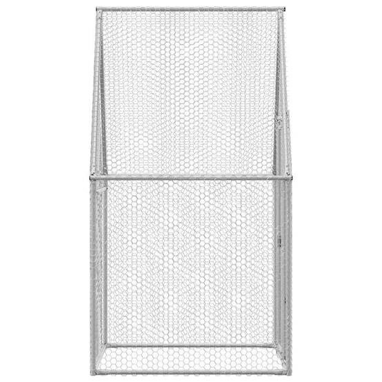 Vidaxl - Cage pour poules argenté 100x100x190 cm acier galvanisé vidaXL 172549 - Image 7