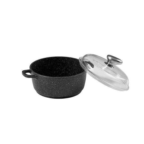 Faitout PREMIUM Fonte d'Aluminium avec Couvercle en Verre - Pradel - - Image 2