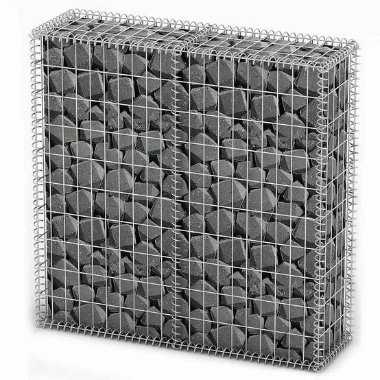 PANGIVO - Panier de gabion avec couvercle Fil galvanisé 100 x 100 x 30 cm - PANGIVO - Image 2