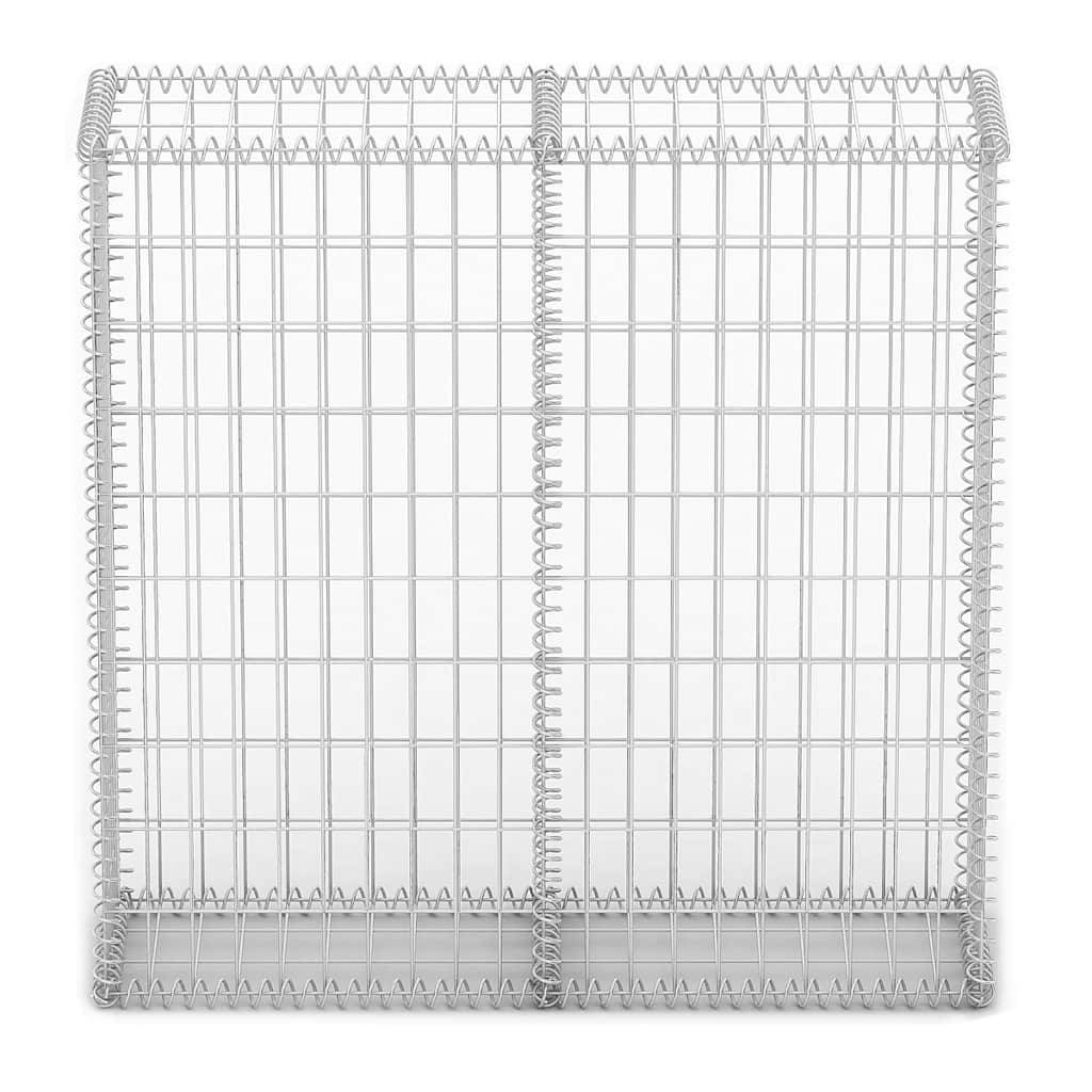 PANGIVO - Panier de gabion avec couvercle Fil galvanisé 100 x 100 x 30 cm - PANGIVO - Image 5