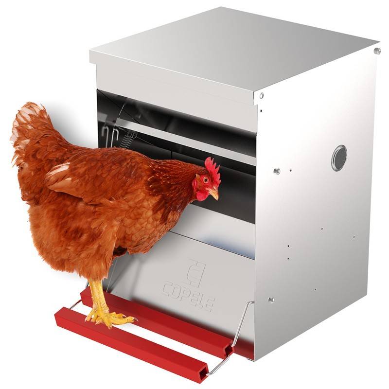 Mangeoire anti-nuisibles 6 kg pour 3 poules - Image 2