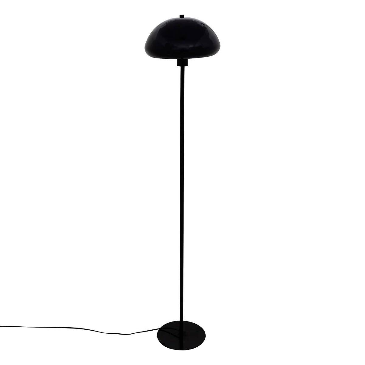 Lampadaire Droit Champignon "Savio" 140cm Noir - Image 1