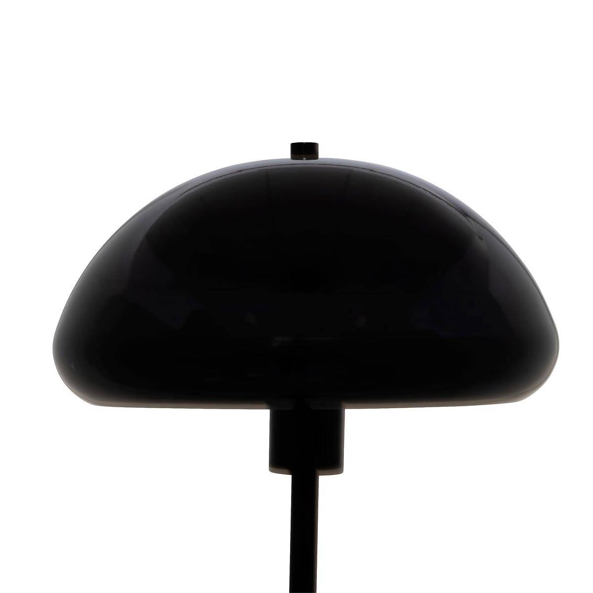 Lampadaire Droit Champignon "Savio" 140cm Noir - Image 2