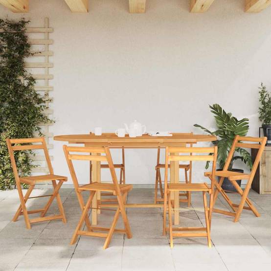 Table extensible de jardin | Table d'extérieur 110-160x80x75 cm bois de teck solide - Image 3