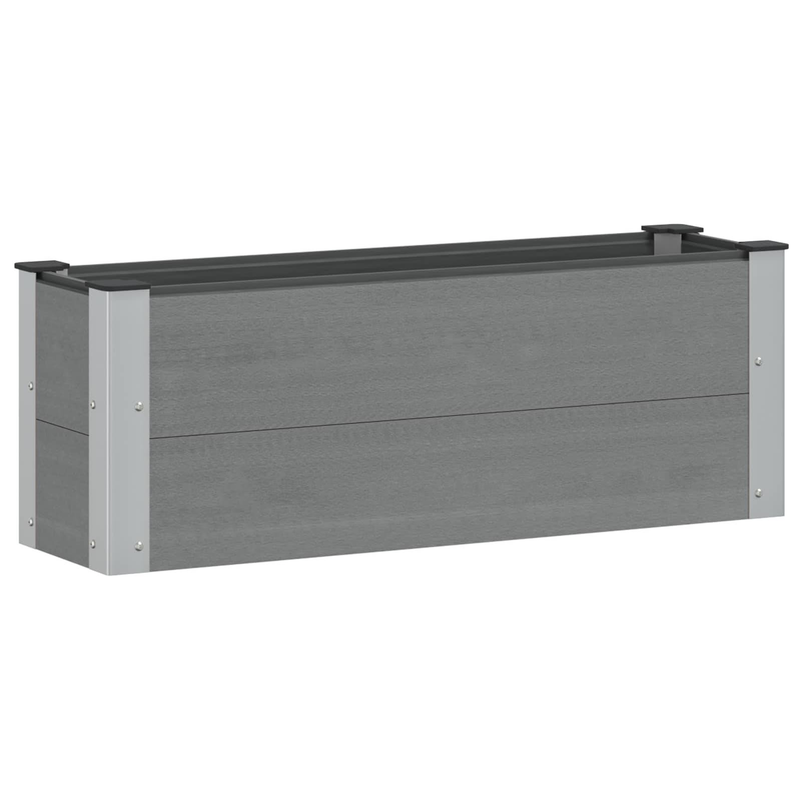 Prolenta Premium - Jardinière aluminium gris  100 x 30 x 36 cm  - Prolenta premium p348.8 - Image 1