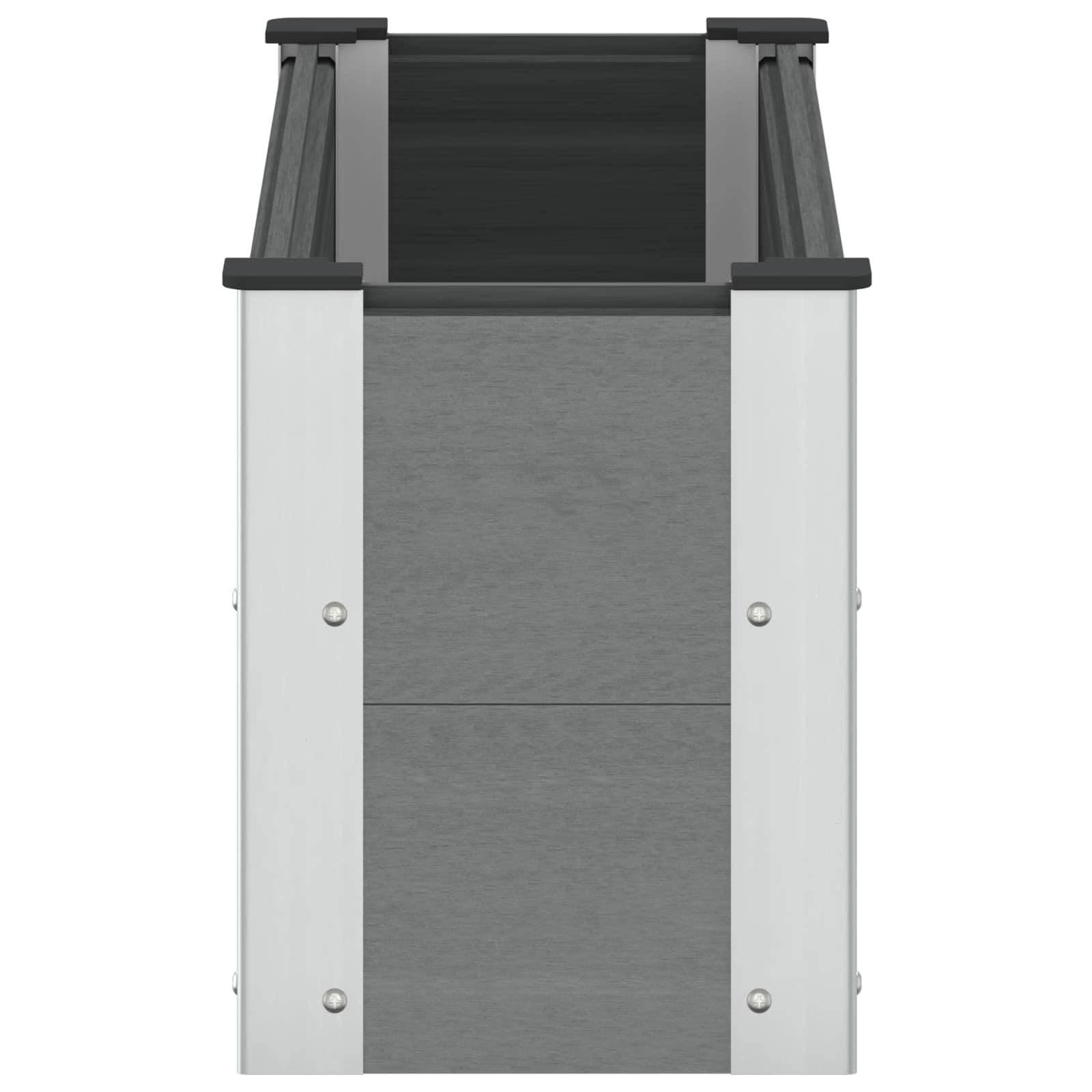 Prolenta Premium - Jardinière aluminium gris  100 x 30 x 36 cm  - Prolenta premium p348.8 - Image 4