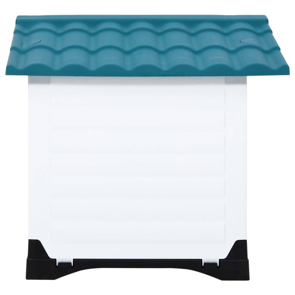 Grande niche pour chien polypropylène plancher surélevé Bleu 90.5x68cm – ComfortXL Pet Living - Image 3