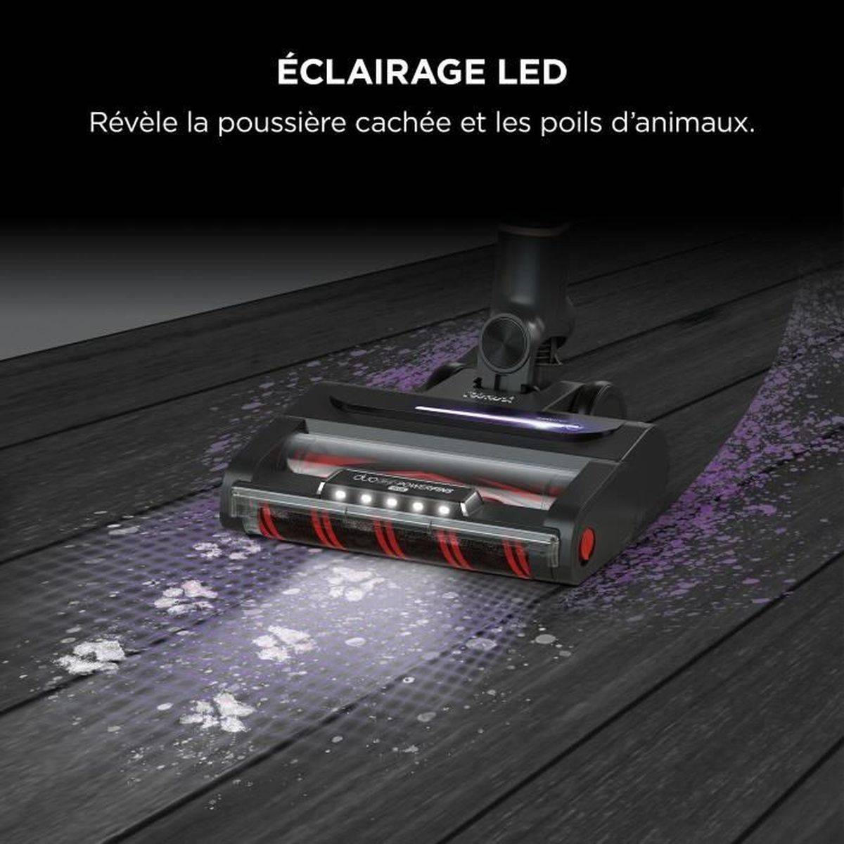 Aspirateur balai sans fil 2 en 1 Stratos IZ400EU, technologie DuoClean et PowerFins Plus, noir et rose - SHARK - Image 7